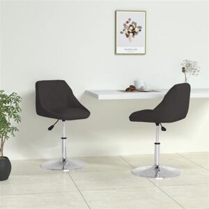 vidaXL Eetkamerstoelen 2 st kunstleer zwart335160 vidaXL Eetkamerstoelen 2 st kunstleer zwart335160