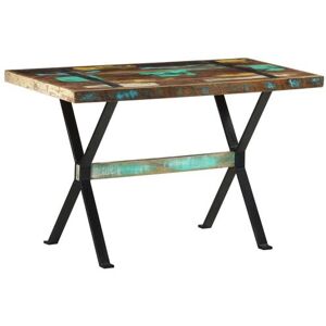 vidaXL Eettafel 120x60x76 cm massief gerecycled hout321605 vidaXL Eettafel 120x60x76 cm massief gerecycled hout321605