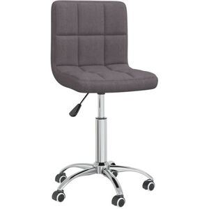vidaXL Eetkamerstoel draaibaar stof taupe3087540 vidaXL Eetkamerstoel draaibaar stof taupe3087540