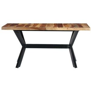 vidaXL Eettafel 140x70x75 cm massief sheeshamhout247440 vidaXL Eettafel 140x70x75 cm massief sheeshamhout247440
