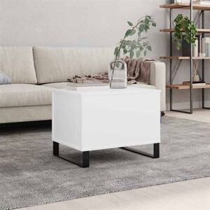 vidaXL Salontafel 60x44,5x45 cm bewerkt hout wit830956 vidaXL Salontafel 60x44,5x45 cm bewerkt hout wit830956