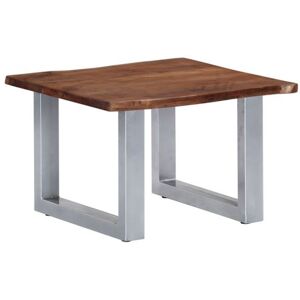 vidaXL Salontafel met natuurlijke randen 60x60x40 cm acaciahout247826 vidaXL Salontafel met natuurlijke randen 60x60x40 cm acaciahout247826