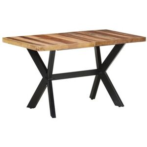 vidaXL Eettafel 140x70x75 cm massief hout met honingkleurige afwerking321546 vidaXL Eettafel 140x70x75 cm massief hout met honingkleurige afwerking321546