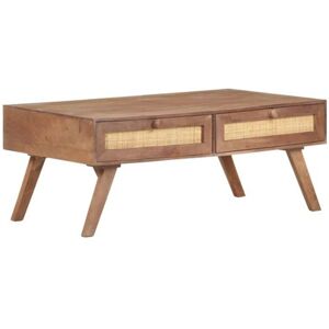 vidaXL Salontafel 100x60x40 cm massief mangohout323599 vidaXL Salontafel 100x60x40 cm massief mangohout323599