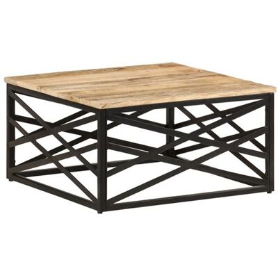 vidaXL Salontafel 68x68x35 cm massief mangohout vidaXL Salontafel 68x68x35 cm massief mangohout