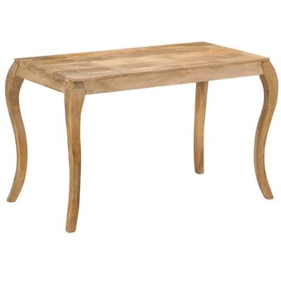 vidaXL Eettafel 118x60x76 cm massief mangohout vidaXL Eettafel 118x60x76 cm massief mangohout