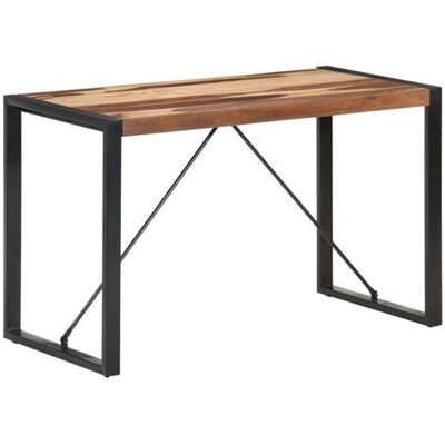 vidaXL Eettafel 120x60x75 cm massief hout met sheesham afwerking vidaXL Eettafel 120x60x75 cm massief hout met sheesham afwerking