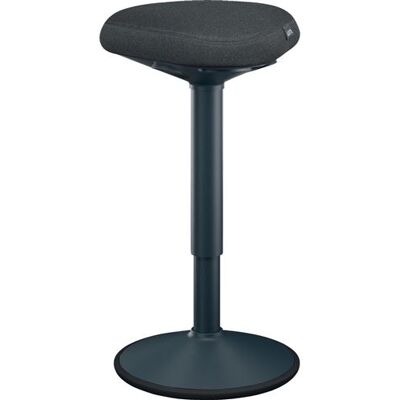 Leitz Draaibare kruk Ergo Stool 2-in-1 met gasveer Donkergrijs Leitz Draaibare kruk Ergo Stool 2-in-1 met gasveer Donkergrijs