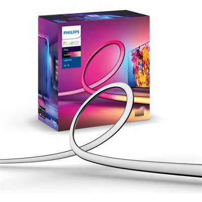 55" LED-strip verlichting Wit en kleur Lightstrip Philips Hue Play Gradient 1.4 m Zwart - Sync box vereist 55" LED-strip verlichting Wit en kleur Lightstrip Philips Hue Play Gradient 1.4 m Zwart - Sync box vereist