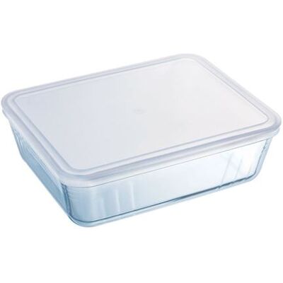 Plat rectangulaire 0,8 l en verre - Pyrex - Transparent - Verre Plat rectangulaire 0,8 l en verre - Pyrex - Transparent - Verre