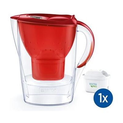 Brita Waterfilterkan Marella met 1 Maxtra Pro Patroon 1051120 Rood Brita Waterfilterkan Marella met 1 Maxtra Pro Patroon 1051120 Rood
