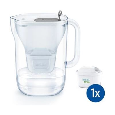 Brita Waterfilterkan Style Grey met 1 Maxtra Pro waterfilter All-in-1 Brita Waterfilterkan Style Grey met 1 Maxtra Pro waterfilter All-in-1