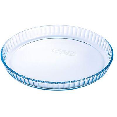 Moule à tarte 30 cm - Pyrex - Transparent - Verre Moule à tarte 30 cm - Pyrex - Transparent - Verre