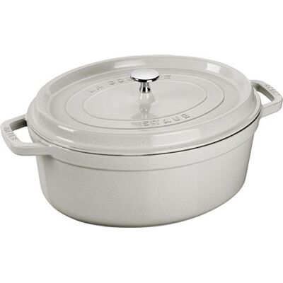 Staub Cocotte Fonte 31 cm Truffe Blanche 5,5 liter Staub Cocotte Fonte 31 cm Truffe Blanche 5,5 liter