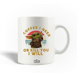 Keramische mok maniacase, Coffee Baby Yoda Star Wars Coffee I Need Or Kill You I Will Keramische mok maniacase, Coffee Baby Yoda Star Wars Coffee I Need Or Kill You I Will