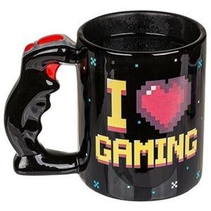 Thermo-reactieve Mok I Love gaming joystick handvat Thermoreact zwart Thermo-reactieve Mok I Love gaming joystick handvat Thermoreact zwart