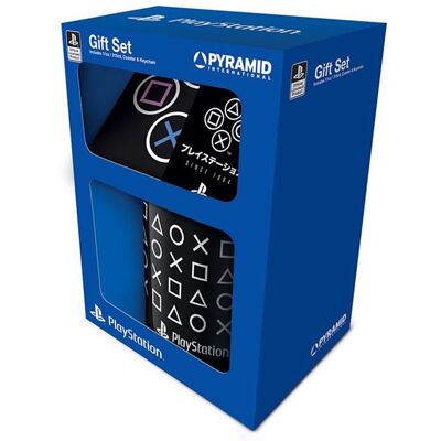Pyramid PLAYSTATION-COFFRET CADEAU MUG + DESSOUS DE VERRE ONYX Pyramid PLAYSTATION-COFFRET CADEAU MUG + DESSOUS DE VERRE ONYX