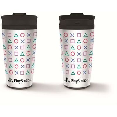 Playstation - Mug De Voyage En Metal Formes De Playstation Playstation - Mug De Voyage En Metal Formes De Playstation