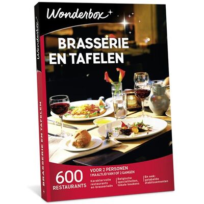 Cadeaubox Wonderbox Brasserie En Tafelen - NL Cadeaubox Wonderbox Brasserie En Tafelen - NL