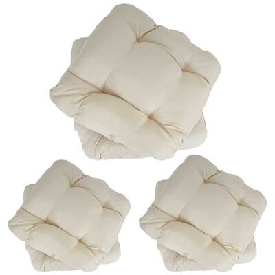 Générique Set van 6 zitkussens Dublin, stoelkussens 41x38x8cm ~ crème Générique Set van 6 zitkussens Dublin, stoelkussens 41x38x8cm ~ crème