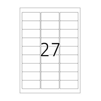 HERMA Special - Wit - 63.5 x 29.6 mm 675 etiket(ten) (25 vel(len) x 27 permanent zelfklevende matte beveiligings/verzegelingsetiketten met folie HERMA Special - Wit - 63.5 x 29.6 mm 675 etiket(ten) (25 vel(len) x 27 permanent zelfklevende matte beveiligings/verzegelingsetiketten met folie
