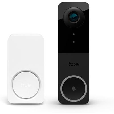 Philips Hue Philips Bedrade videodeurbel set Hue Zwart en Wit Philips Hue Philips Bedrade videodeurbel set Hue Zwart en Wit