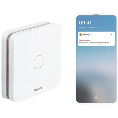 Netatmo Koolmonoxidemelder Smart Carbon Oxide Detector Wit Netatmo Koolmonoxidemelder Smart Carbon Oxide Detector Wit