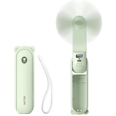 Jisulife Draagbare ventilator Handheld Fan Ultra2 5 W Groen Jisulife Draagbare ventilator Handheld Fan Ultra2 5 W Groen