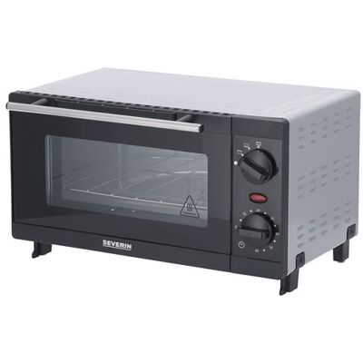 SEVERIN TO 2052 - Elektrische oven - 9 liter - 800 W - zwart/zilver SEVERIN TO 2052 - Elektrische oven - 9 liter - 800 W - zwart/zilver