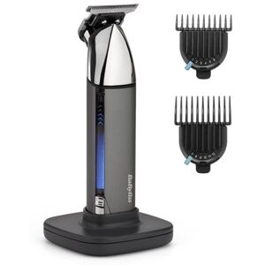 BaByliss Snoerloze baardtrimmer Super-X Metal Series T996E Grijs en Zilver BaByliss Snoerloze baardtrimmer Super-X Metal Series T996E Grijs en Zilver