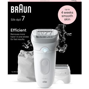 Braun Elektrisch epileerapparaat Silk épil 7 SE 7-041 Wit Braun Elektrisch epileerapparaat Silk épil 7 SE 7-041 Wit