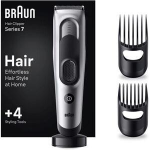 Braun Tondeuse Series 7 HC7390 Grijs en Zwart Braun Tondeuse Series 7 HC7390 Grijs en Zwart