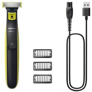 Philips Baardtrimmer One Blade QP2724/10 Grijs/Groen Philips Baardtrimmer One Blade QP2724/10 Grijs/Groen