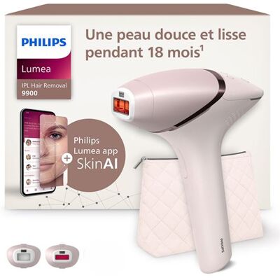 Philips Semi-permanente Ontharing Bri950/02 Epilator Met Pulserend Licht Wit En Roze - Airfryer Philips Semi-permanente Ontharing Bri950/02 Epilator Met Pulserend Licht Wit En Roze - Airfryer