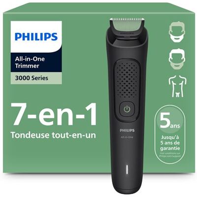 Philips Tondeuse MG3935/15 All in One Series 3000 Zwart en Groen Philips Tondeuse MG3935/15 All in One Series 3000 Zwart en Groen