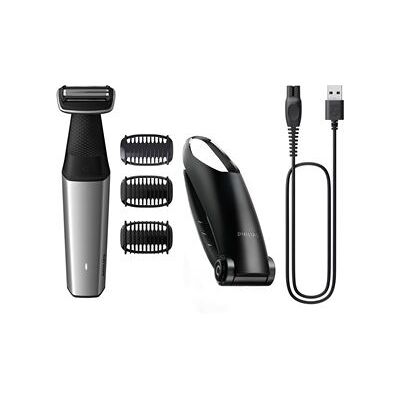 Philips Body Trimmer Bodygroom Series 5000 BG5021/15 5 W Zilver en Grijs Philips Body Trimmer Bodygroom Series 5000 BG5021/15 5 W Zilver en Grijs