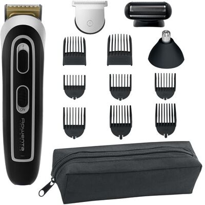 Rowenta Herentrimmer Trim & Style 13 in 1 TN9140F4 Zwart en Zilver Rowenta Herentrimmer Trim & Style 13 in 1 TN9140F4 Zwart en Zilver
