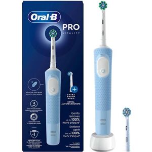 Oral B Oral-B Elektrische tandenborstel Vitality Pro Protext X Clean Set Blauw Oral B Oral-B Elektrische tandenborstel Vitality Pro Protext X Clean Set Blauw