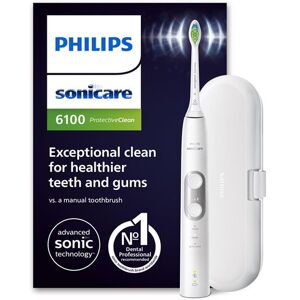 Philips Elektrische tandenborstel Sonicare ProtectiveClean 6100 HX6877/28 Wit Philips Elektrische tandenborstel Sonicare ProtectiveClean 6100 HX6877/28 Wit