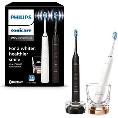Philips Elektrische tandenborstel Sonicare DiamondClean 9000 HX9914/57 Zwart en roze Philips Elektrische tandenborstel Sonicare DiamondClean 9000 HX9914/57 Zwart en roze