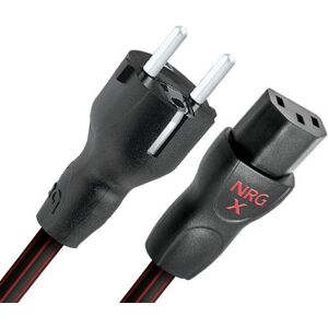 Audioquest Stroomkabel NRG-X3 1 m Zwart en rood Audioquest Stroomkabel NRG-X3 1 m Zwart en rood