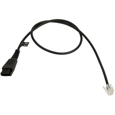 Jabra - Kabel voor telefoonhoorn - Quick Disconnect naar RJ-45 - voor Jabra GN 2100, GN 2100 3-in-1, GN 2200 Jabra - Kabel voor telefoonhoorn - Quick Disconnect naar RJ-45 - voor Jabra GN 2100, GN 2100 3-in-1, GN 2200