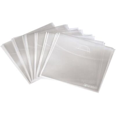 Hama - CD/DVD-hoes - transparant (pak van 25) Hama - CD/DVD-hoes - transparant (pak van 25)