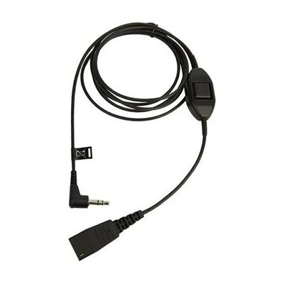 Jabra - Kabel voor telefoonhoorn - Quick Disconnect male naar mini-phone stereo 3.5 mm male - voor Alcatel 8 Series IPTouch 4038, 4068 Jabra - Kabel voor telefoonhoorn - Quick Disconnect male naar mini-phone stereo 3.5 mm male - voor Alcatel 8 Series IPTouch 4038, 4068