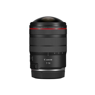 Canon Zoomlens Rf 7-14 Mm F2.8-f3.5 L Fisheye Stm Zwart Voor Rf-vatting Canon Zoomlens Rf 7-14 Mm F2.8-f3.5 L Fisheye Stm Zwart Voor Rf-vatting