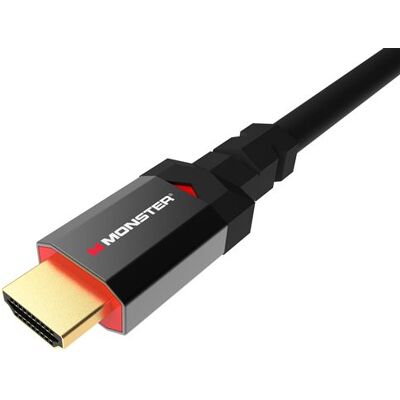 Monster Cable HDMI 2.1 Gaming 8K UHD Dolby Vision-kabel 1,80 m Zwart en Grijs Monster Cable HDMI 2.1 Gaming 8K UHD Dolby Vision-kabel 1,80 m Zwart en Grijs