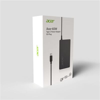 Acer Voedingsadapter Aps026 Usb-c 65 W Zwart Acer Voedingsadapter Aps026 Usb-c 65 W Zwart