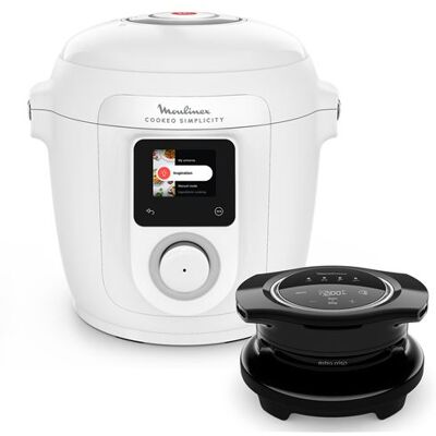 Moulinex Multicooker Cookeo Simplicity Ce82x1f0 1600 W Wit + Extra Crisp - Airfryer Moulinex Multicooker Cookeo Simplicity Ce82x1f0 1600 W Wit + Extra Crisp - Airfryer