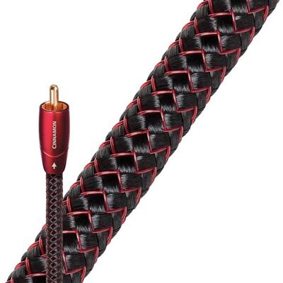 Audioquest Digitale coaxkabel Cinnamon 1,5 m Zwart en rood Audioquest Digitale coaxkabel Cinnamon 1,5 m Zwart en rood