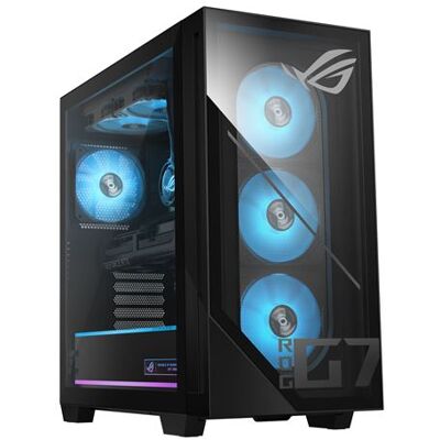 Asus Rog Gm700tz Drr9800x263w - Ft Spelen - Ryzen 7 9800x3d / Tot 5.2 Ghz - Ram 64 Gb - Ssd 2 Tb - Geforce Rtx 5080 - Gigabit Ethernet, Bluetooth 5.3, Ieee 802.11ax (wi-fi 6) - Win 11 Home - Monitor: Geen - Zwart Asus Rog Gm700tz Drr9800x263w - Ft Spelen - Ryzen 7 9800x3d / Tot 5.2 Ghz - Ram 64 Gb - Ssd 2 Tb - Geforce Rtx 5080 - Gigabit Ethernet, Bluetooth 5.3, Ieee 802.11ax (wi-fi 6) - Win 11 Home - Monitor: Geen - Zwart